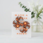 Carte Postale Belle conception féminine extraordinaire Nuit (Debout devant)