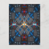 Carte Postale Belle conception fractale (Devant)