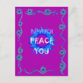 Carte Postale Belle conception graphique extraordinaire jaune or (Devant)