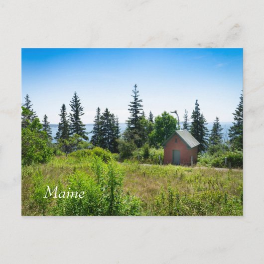 Carte Postale Belle côte dans le Maine (Devant)