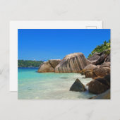 Carte Postale Belle côte rocheuse de la mer tropicale (Devant / Derrière)