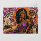 Carte Postale Belle déesse grecque Cassandre (Devant)