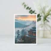 Carte Postale Belle destination touristique du Bhoutan (Debout devant)