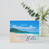 Carte Postale Belle Destination Tropicale Plage Pittoresque (Debout devant)