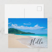 Carte Postale Belle Destination Tropicale Plage Pittoresque (Devant / Derrière)