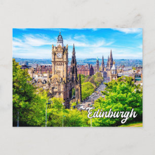 Carte Postale Belle Edimbourg, Ecosse, Royaume-Uni