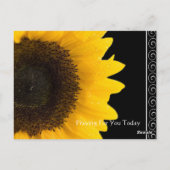 Carte Postale Belle Elégante Orange Rose Christian Encourager (Dos)