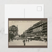 Carte Postale Belle Epoque Bruxelles Place De Brouckere (Devant / Derrière)