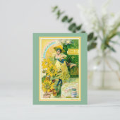 Carte Postale Belle epoque Italien extrait de viande publicité (Debout devant)