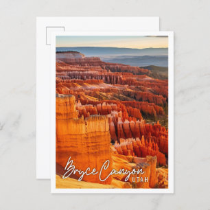 Carte Postale Belle et pittoresque vue de Bryce Canyon Utah USA