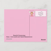 CARTE POSTALE BELLE EXPRESSION (Dos)