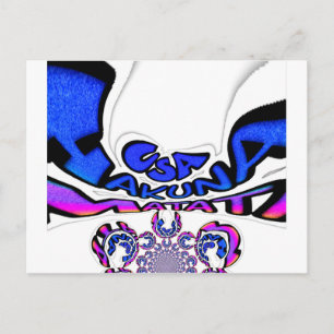 Carte Postale Belle Extraordinaire USA Fun Text Art Motif Design