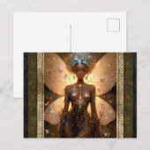 Carte Postale Belle Fairy Femme Imaginaire Art (Devant / Derrière)