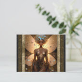 Carte Postale Belle Fairy Femme Imaginaire Art (Debout devant)