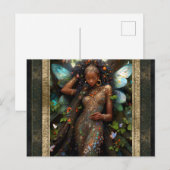 Carte Postale Belle Fairy Femme Imaginaire Art (Devant / Derrière)