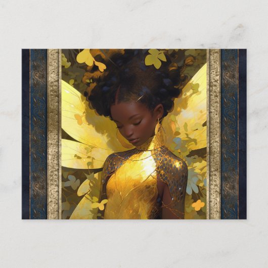 Carte Postale Belle Fairy Femme Imaginaire Art (Devant)