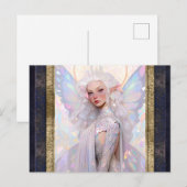 Carte Postale Belle Fairy Femme Imaginaire Art (Devant / Derrière)
