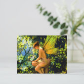 Carte Postale Belle Fée Vintage (Debout devant)