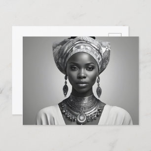 Carte Postale Belle femme africaine