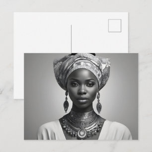 Carte Postale Belle femme africaine