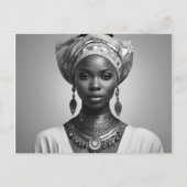 Carte Postale Belle femme africaine (Devant)