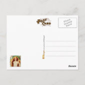 Carte Postale Belle femme aux cheveux dorés lustrés (Dos)