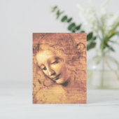 Carte Postale Belle Femme de Léonard de Vinci (Debout devant)