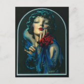 Carte Postale belle femme des années 1920 (Devant)