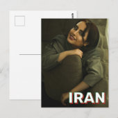 Carte Postale Belle femme iranienne (Devant / Derrière)