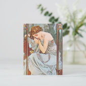 Carte Postale Belle femme qui dort (Debout devant)