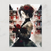 Carte Postale Belle femme victorienne (Devant)