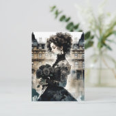 Carte Postale Belle femme victorienne (Debout devant)