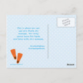 Carte Postale Belle fête de piscine d'été pour garçon merci cart (Dos)