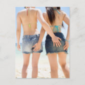 Carte Postale Belle fille amies (Devant)