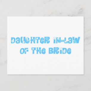 Carte Postale Belle-fille de l'épouse
