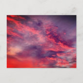 Carte Postale Belle formation de nuages | Filtre Recoleta | (Devant)