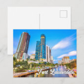 Carte Postale Belle Fort Lauderdale, Floride, États-Unis (Devant / Derrière)