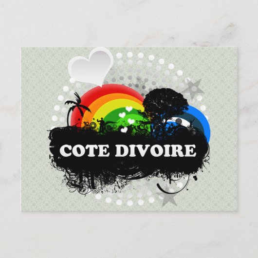 Carte Postale Belle Fruit Côte Divoire (Devant)
