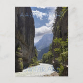 Carte Postale Belle Gorge Aare, Suisse (Devant)