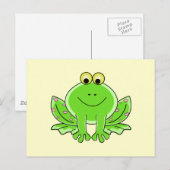 Carte Postale Belle grenouille (Devant / Derrière)