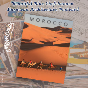 Carte Postale Belle Heure Dorée Désert Voyage Maroc Sahara