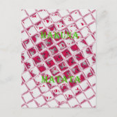 Carte Postale Belle image Extraordinaire rouge stylish miroir (Devant)