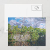 Carte Postale Belle Island Quarry Pond (Devant / Derrière)