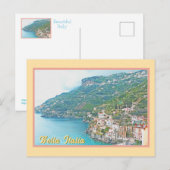 CARTE POSTALE BELLE ITALIE / BELLE CÔTE ITALIENNE (Devant / Derrière)