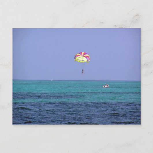 Carte Postale Belle journée de parachute (Devant)