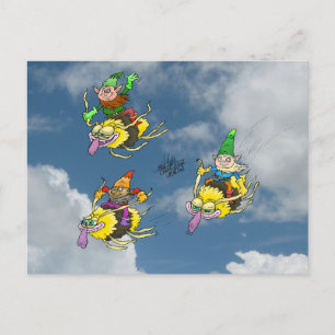 Carte Postale Belle journée pour voler.