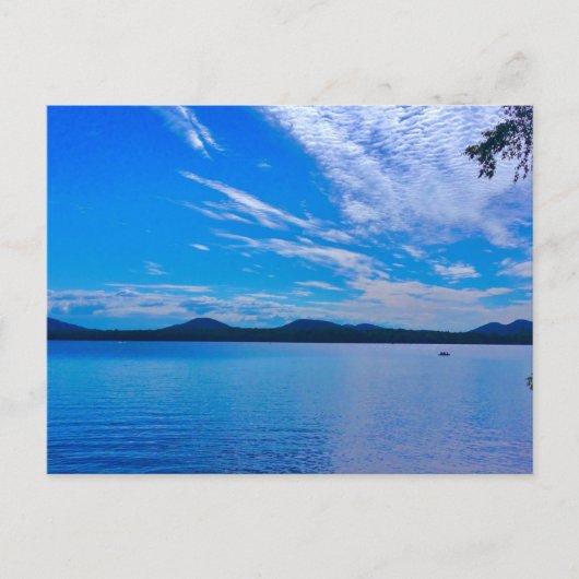 Carte Postale belle journée sur le lac (Devant)