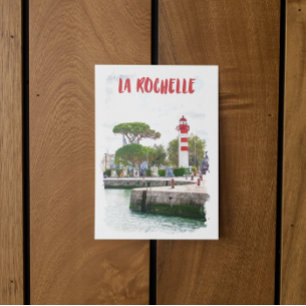 Carte Postale Belle La Rochelle France Aquarelle Voyage