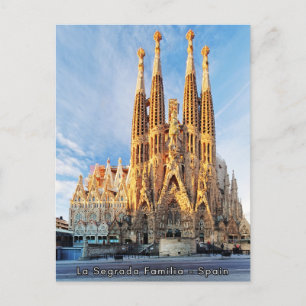 Carte Postale Belle La Segrada Familia - Espagne
