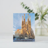 Carte Postale Belle La Segrada Familia - Espagne (Debout devant)